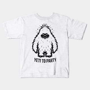 Yeti To Party Kids T-Shirt